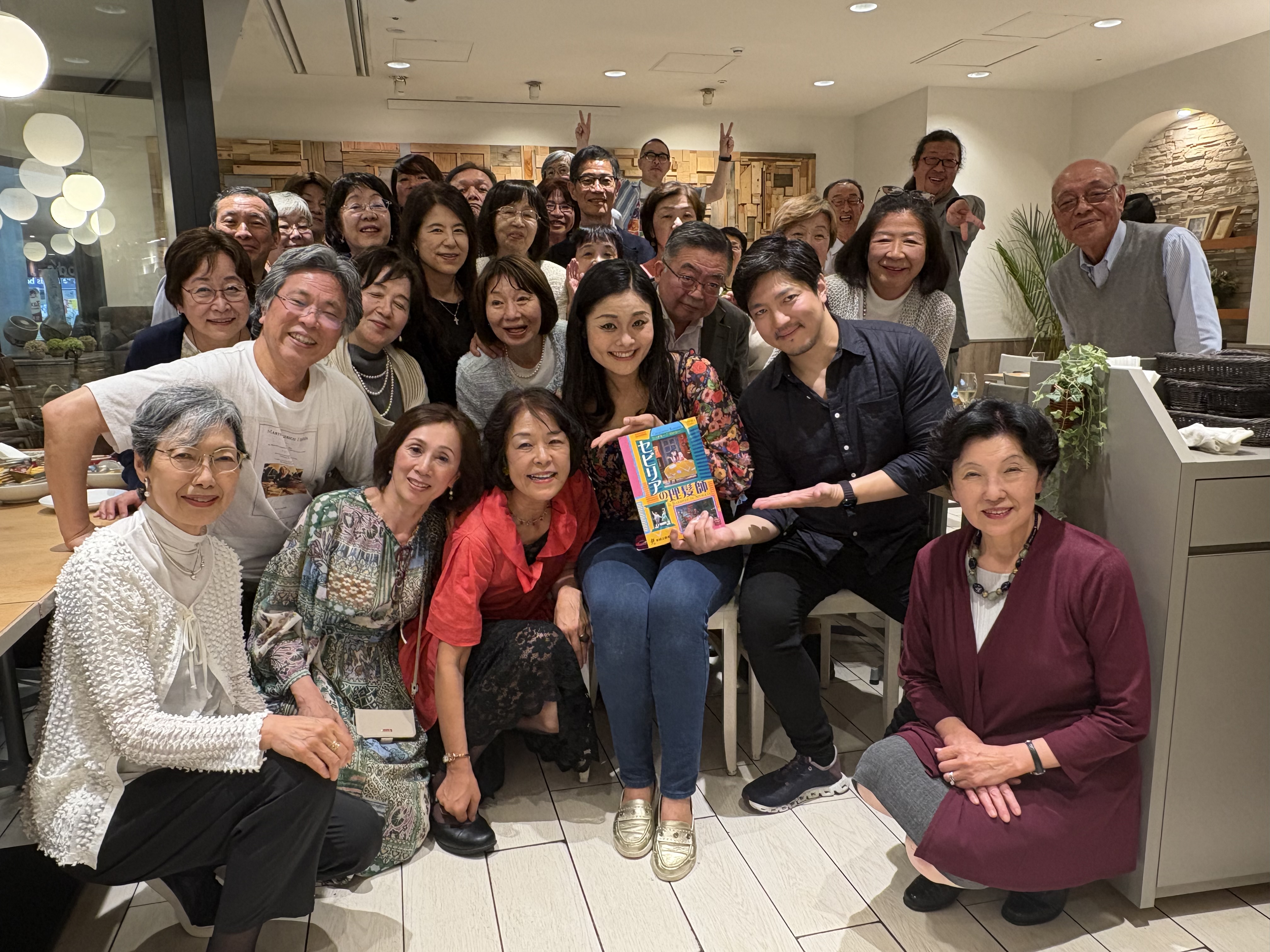ようこそオペラ！風景 「セビリアの理髪師」終演後懇親会　3